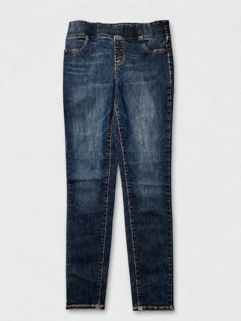Old Navy Rockstar Womens Size 6 Blue Pull On Elastic Waist Dark Mid Rise Jegging